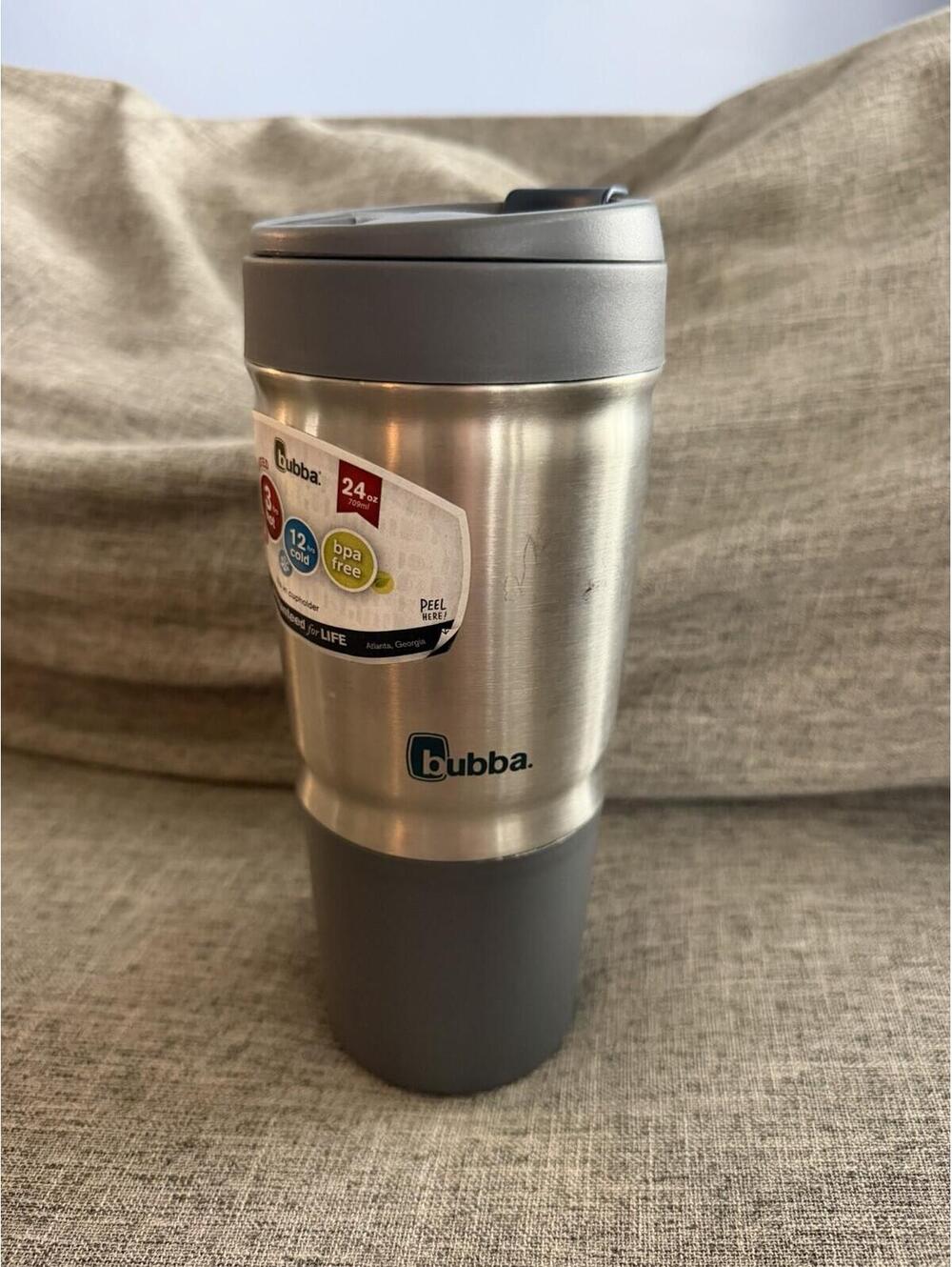 Bubba Classic Insulated Stainless Steel Tumbler 24 oz Charcoal New